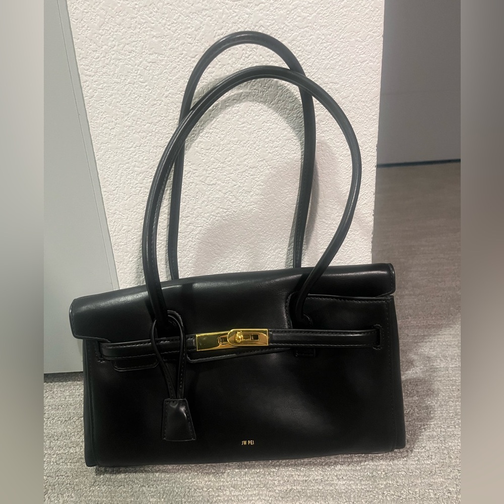 JW PEI Black Shoulder Bag with Gold Accent. Never been worn.